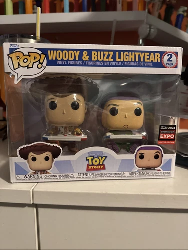 Funko Pop! Pixar - Woody & Buzz Lightyear 2-Pack GameStop Chicago Comic Expo LE