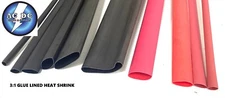 Heat Shrink Tubing 3:1 Marine Grade Wire Wrap Adhesive Glue Lined Waterproof US