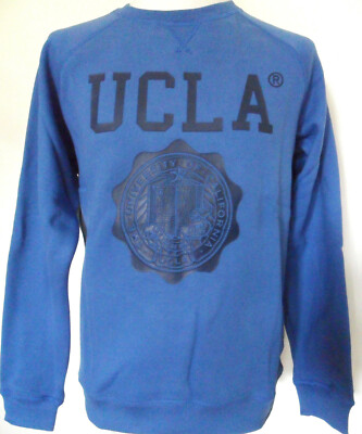 Blaues Sweatshirt Herren Größe: XXL Brustlogo UCLA Lauther UCSW1414