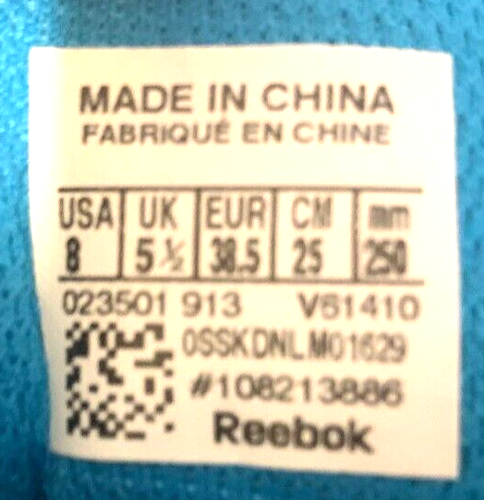 Reebok 3D Fuseframe Running Athletic Shoes Gray & Blue Women's 8 - Picture 7 of 13