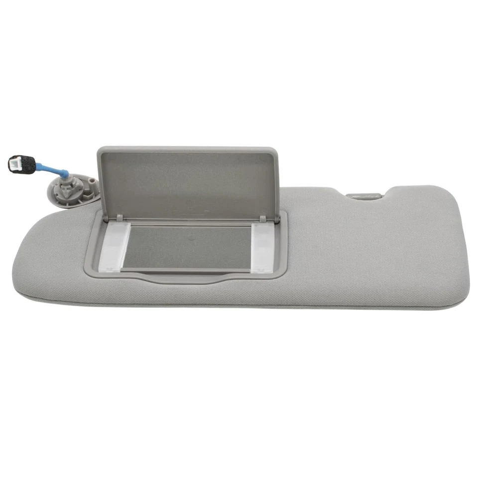 FOR 2017-2022 Honda CR-V Left Driver Side Interior W/Mirror Light Sun Visor Gray - Image 2 of 4