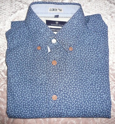 Men's Basefield Pure Cotton Since'50 Long Sleeve Shirt 39/40(M)