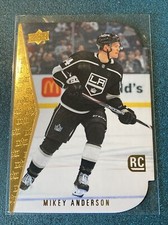 2020-21 Upper Deck Series 1 Mikey Anderson RC Rookie Die Cut Trbutes RTD-8