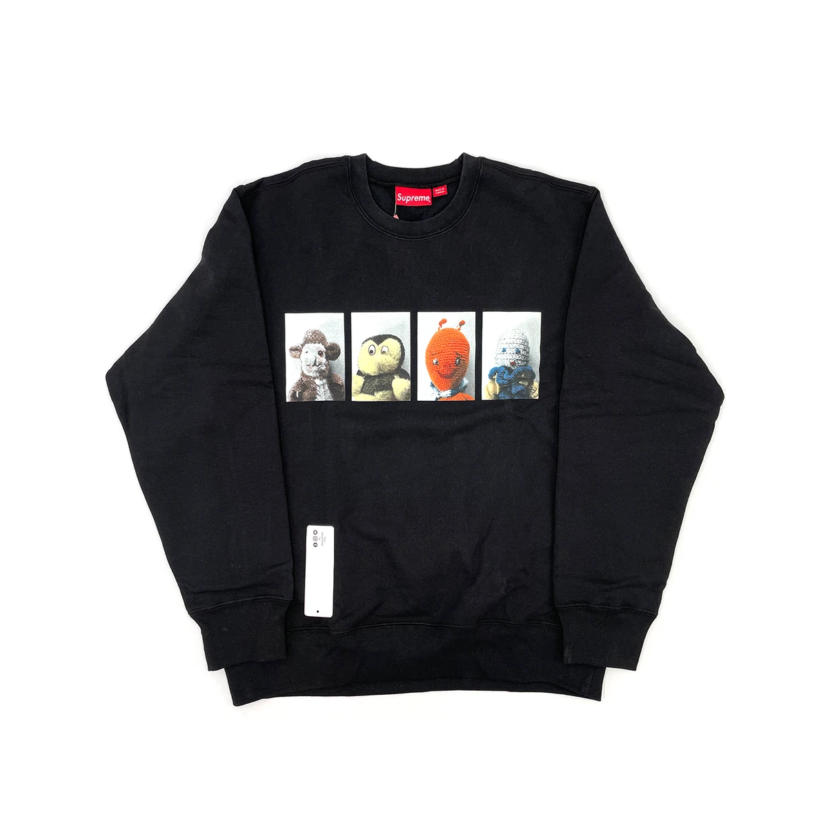 Supreme Mike Kelley AhhYouth! Crewneck Sweatshirt Black (FW18SW20) Men's Size L