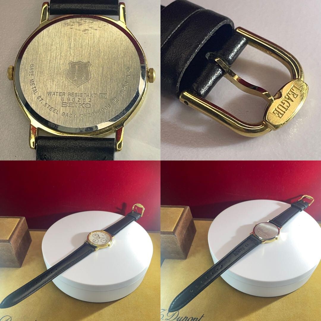 ★レアSEIKO THE LEAGUE コンプリケーション QZ 日本製 腕時計 Rare SEIKO THE LEAGUE Complication QZ Japanese Made Watch