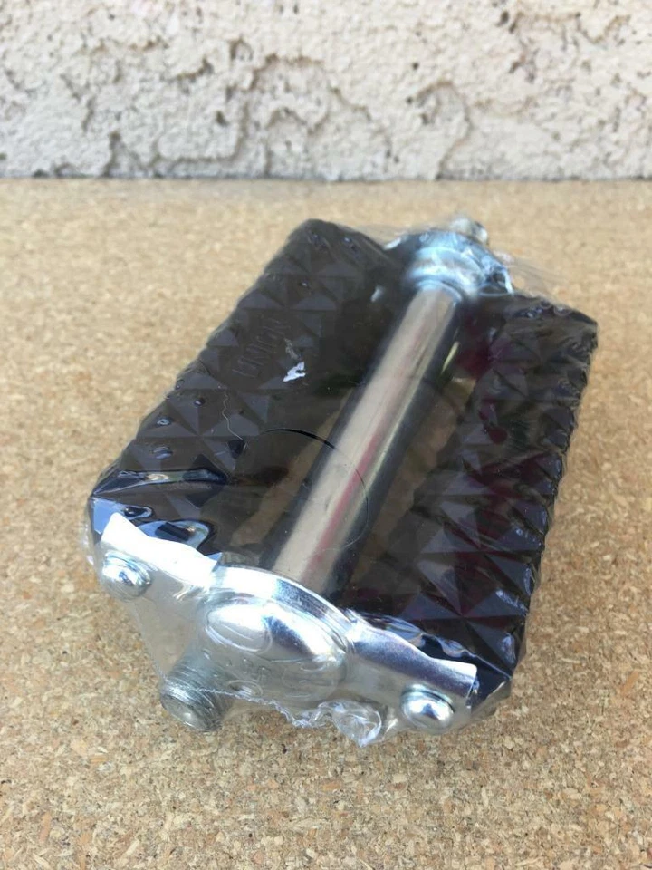 NUEVO 1/2" Clásico UNION WAFFLE BLOCK Pedales para 1 Pieza Bielas Schwinn Old School Foto 4 de 4