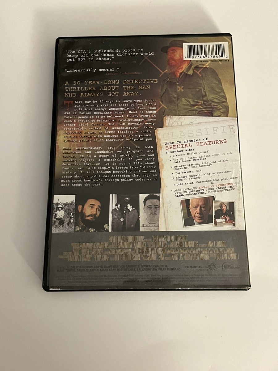638 Ways to Kill Castro (DVD, 2007) Very Good 787364778492| eBay
