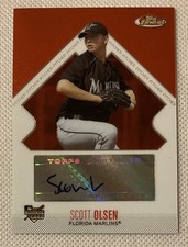 2006 Topps Finest #148 Scott Olsen RC Autograph - Florida Marlins