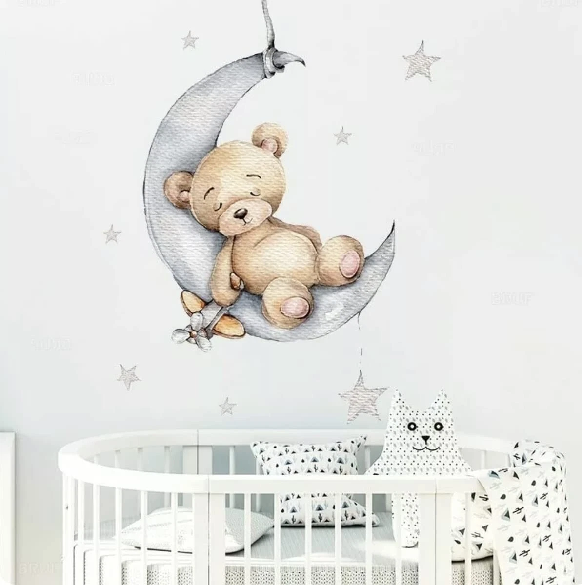 Wall stickers teddy store bear