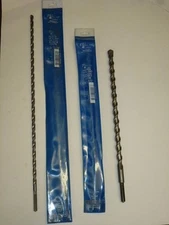 NOS! LOT OF (2) TRU CUT PREMIUM CARBIDE MASONRY DRILL BITS, 5/16" AND 1/2"