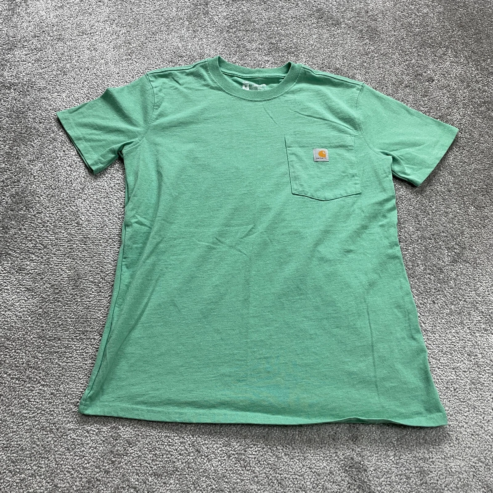 Carhartt G82 Loose Fit T-Shirt Mens Medium Green Short Sleeve Casual Pocket Tee