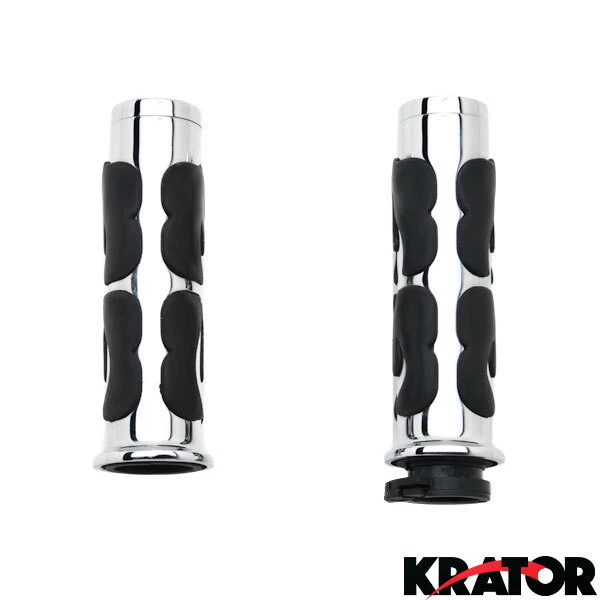 Par de empuñaduras de motocicleta de 1" para Honda Shadow Aero Phantom VLX 750 1100 Foto 4 de 4