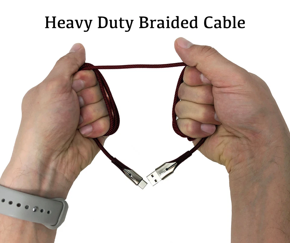 Pack de 2 cables LED USB C cargador rápido tipo C para mando Sony Playstation 5 PS5 Foto 4 de 4