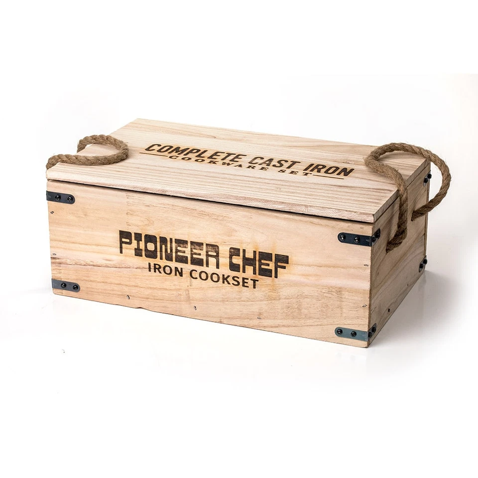 Lehman's Campfire Cookware Set, Cast Iron Stew Pot, Skillet, Dutch Oven and More - Image 3 of 3