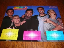 N Sync 'N Sync NSYNC 2000 Millennium calendar poster BSB centerfold picture pix