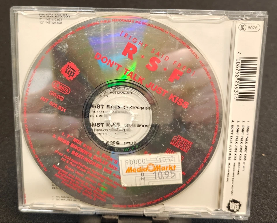 RIGHT SAID FRED - DON'T TALK JUST KISS - Bild 2 von 3