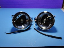 (2) Vintage Guide Motorcycle Fog Lights Spotlights Driving Lights Triumph Harley