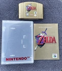 N64 The Legend of Zelda Ocarina of Time Collectors Edition Gold Manual CLEAN!