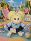 VTG 1988 Soft Sculpture Cabbage Patch Kid Baby Sybil, Nursery Edition,Freckles.