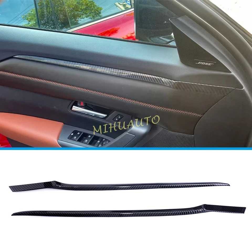 Carbon Fiber Interior Door Panel Strip Cover Trim For 2023-2026 Mazda CX-50 VA - Image 1 of 4
