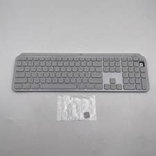 Logitech MX Keys S for Mac Wireless Keyboard - Pale Grey - READ