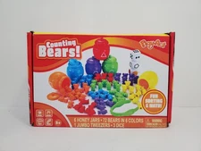 Counting Bears Pre-School Math Manipulatives Color Recognition Sort Replacement