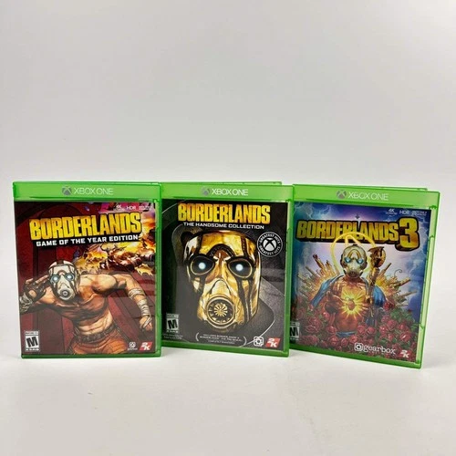 Lot of 3 Microsoft Xbox One Games 3 Boarderlands Games Bundle