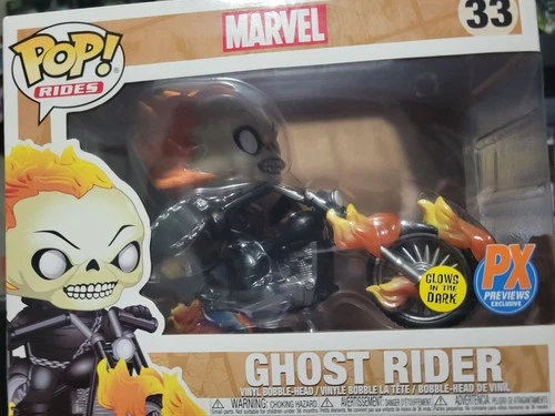 Funko Pop! Rides: Marvel - Ghost Rider (Glow in the Dark) PX Previews Exclusive