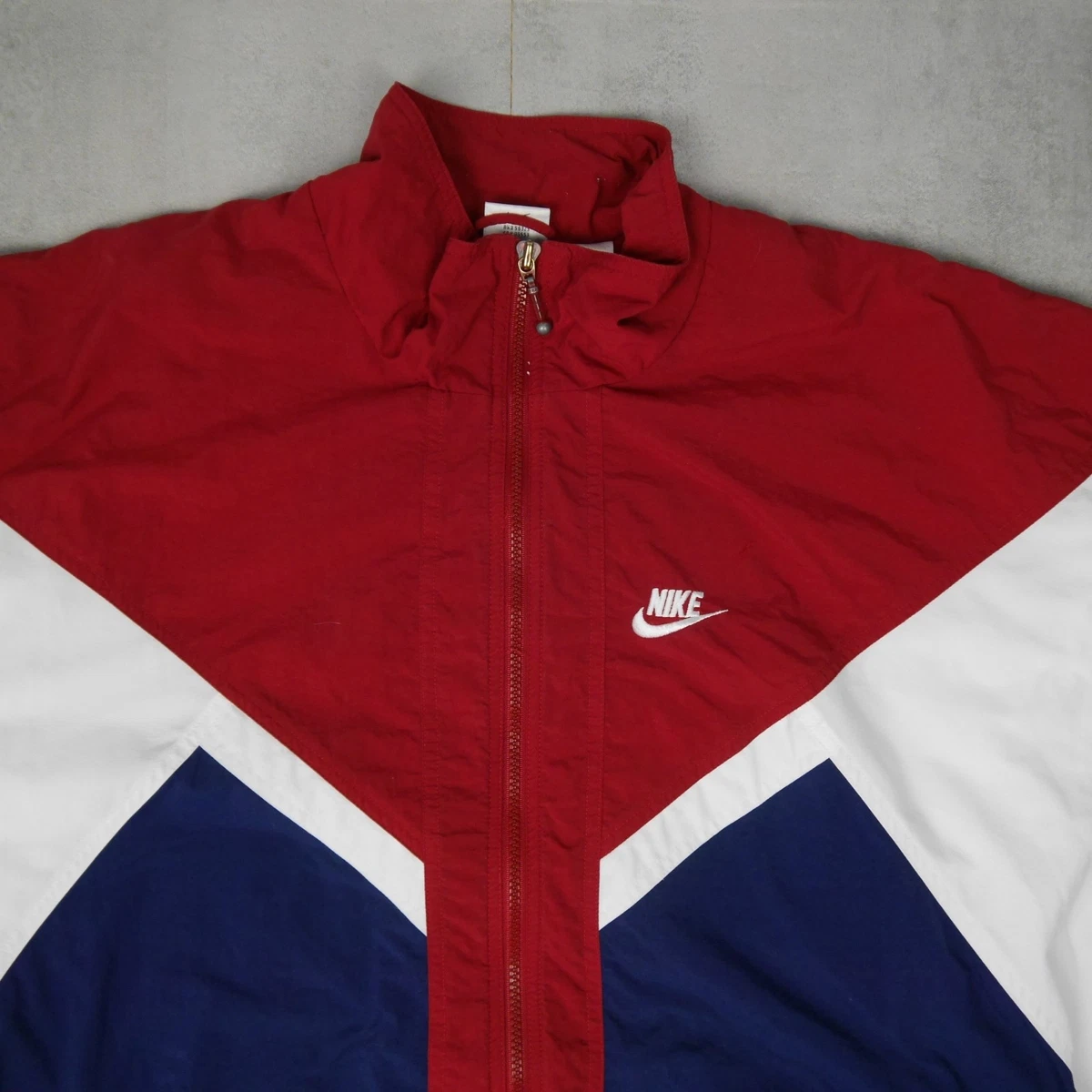 Nike Trainingsanzug Herren XL navy Colorblock Retro 90s Track Suit Jacke Hose