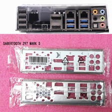 For Asus SABERTOOTH Z97 MARK S Shield IO I/O Rear Baffle Backplate Motherboard