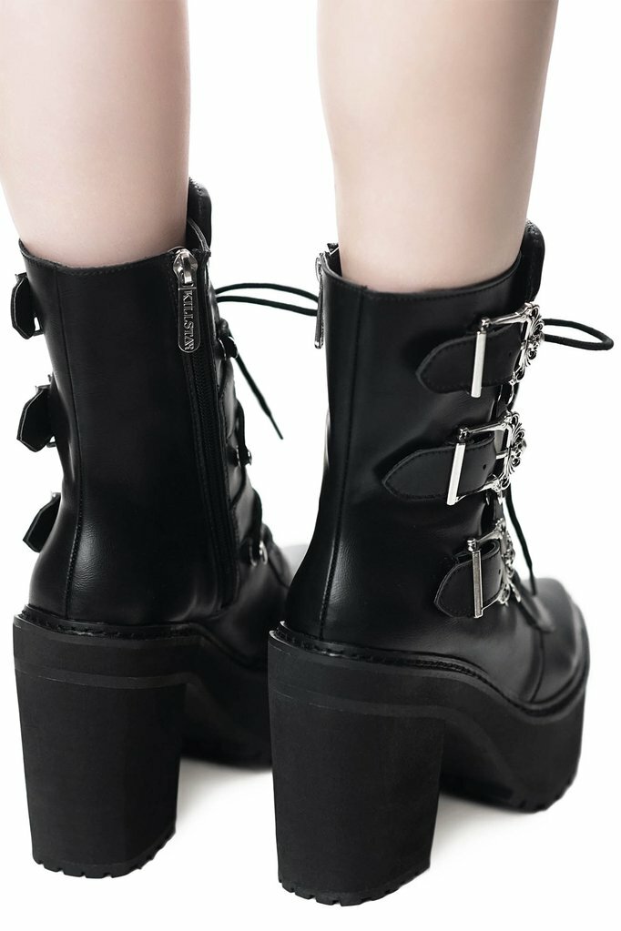 レア♡KILL STAR♡Oracle Boots♡UK5 Killstar Lady Lestat Gothic Punk Witchy Platforms Heels
