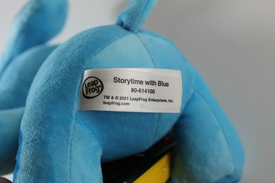 LeapFrog Blue's Clues Story Time con AZUL - Libros interactivos perro de peluche PROBADO Foto 4 de 4