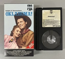 Oklahoma! Betamax Tape CBS Fox Video 1984 7020 Shirley Jones Rod Steiger