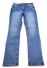 Members Mark Straight Fit Premium Stretch Denim Jeans Mens 32 x 34 Light Wash