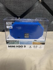 Altec Lansing Mini H2O 3 Bluetooth Speaker Wireless, Waterproof, Stereo Pairing