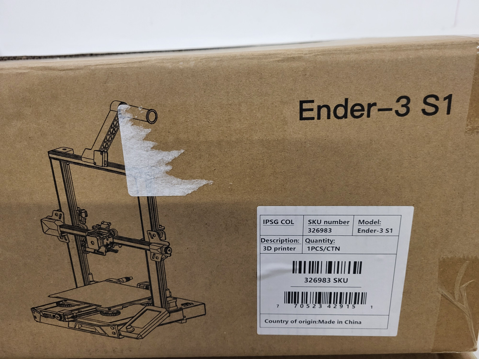 Creality Ender3 S1 3D Printer eBay