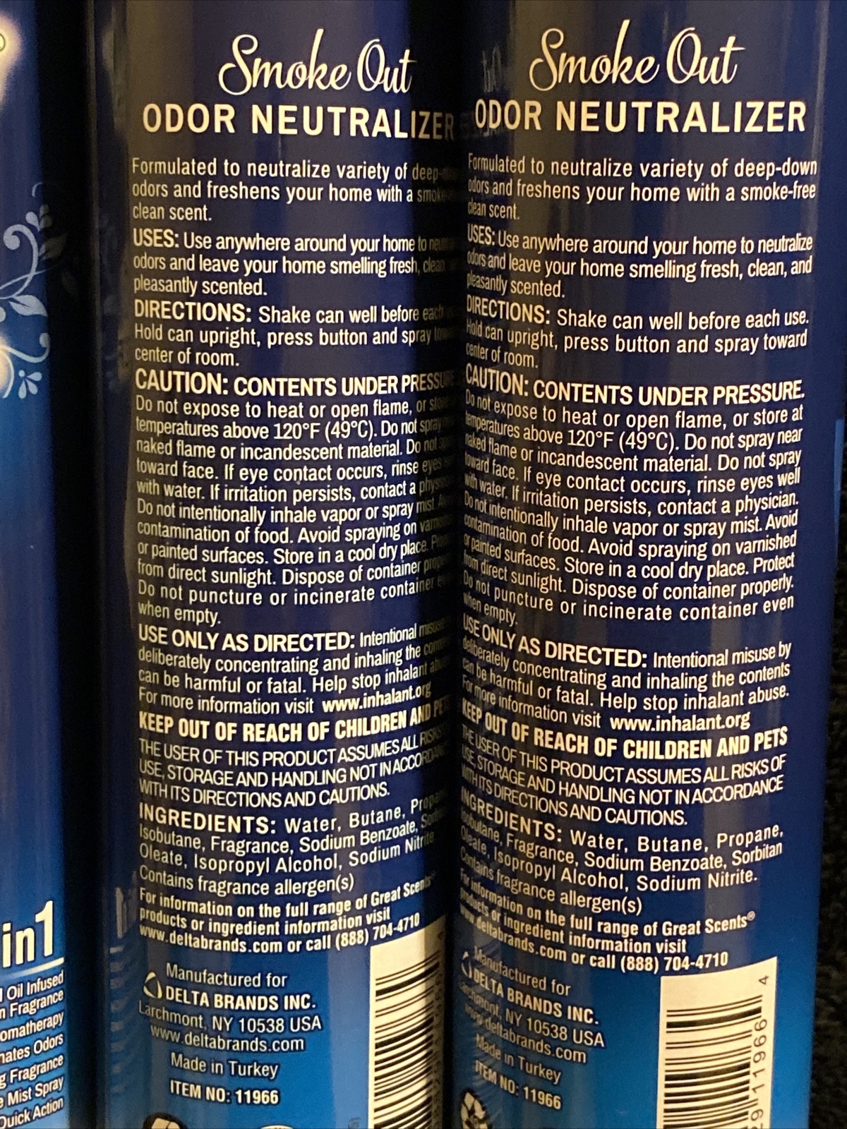 4 Cans Great Scents Odor Neutralizer SMOKE OUT Air Freshener Spray 6.5oz each eBay