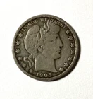 1905-S Barber Half Dollar Better Date Fine VALUE PRICED