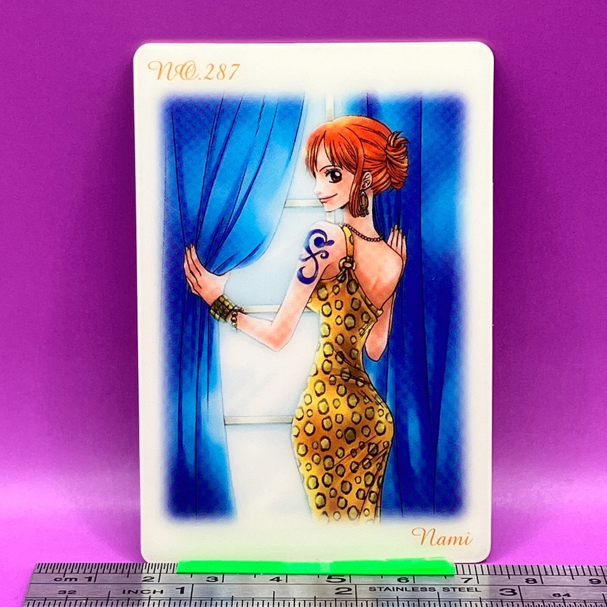 Nami 287 One Piece King of Pirates Gummy Card 2005 BANDAI TCG