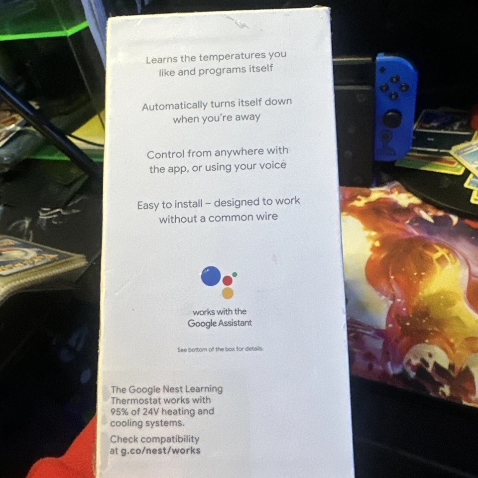 Google Nest Learning Thermostat (3rd Generation) T3019US Polished Steel - NEW - Image 4 of 4