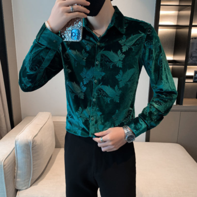 NB3792 NEOBLU Herren Hemd Mandarinkragen Bart Online Günstig Kaufen - Foto 8