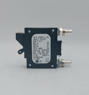 AIRPAX LMLK1-1RLS4-29877-6-V Max 80V Vertical Circuit Breaker(200 in stock)