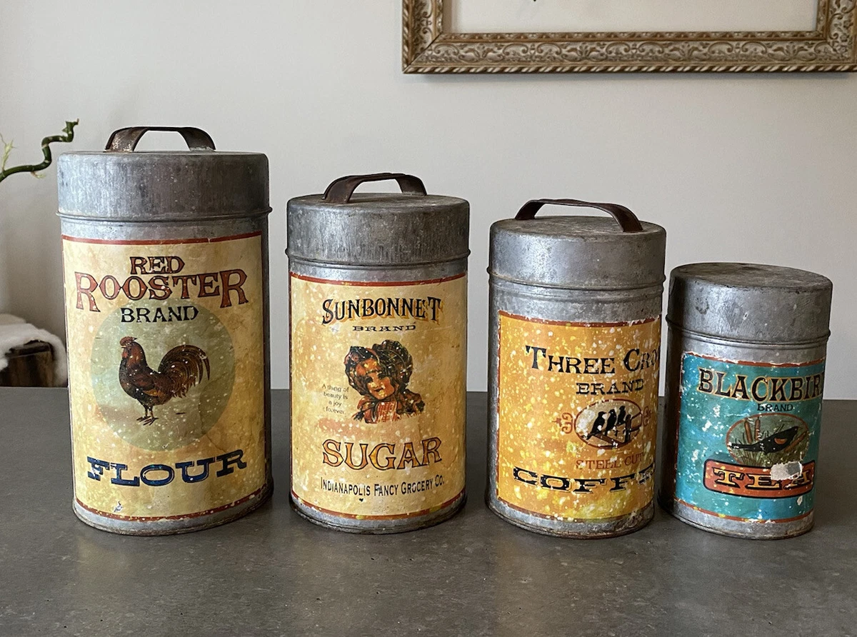 Rustic online canister set