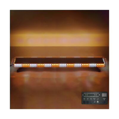 12V-28V 104 LED Amber/White Interval LED Light Wrecker Beacon Flashing Light ...