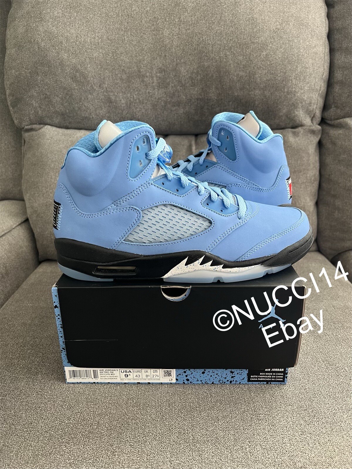 Nike Air Jordan 5 Retro SE 'UNC' University Blue DV1310-401  Men's Sizes New