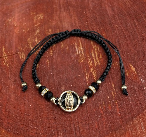 Bracciali annodati Nostra Signora di Guadalupe regolabili religiosi - Foto 5 di 14