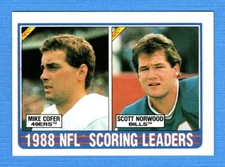 1989 Topps #220 Mike Cofer/Scott Norwood LL 49ers/Bills