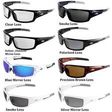 Bullhead Maki Ballistic Rated Safety Glasses Sunglasses Sport Design (1 Pair)