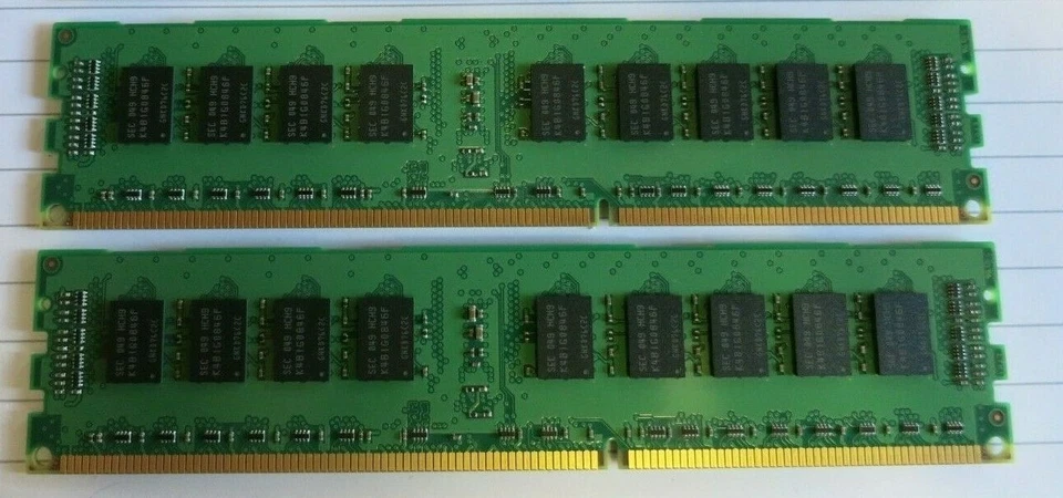 2 x HP Samsung M393B5673FH0-CH9Q5 500202-061 2GB PC3-10600 DDR3 ECC CL9 240P RAM - Image 2 of 4