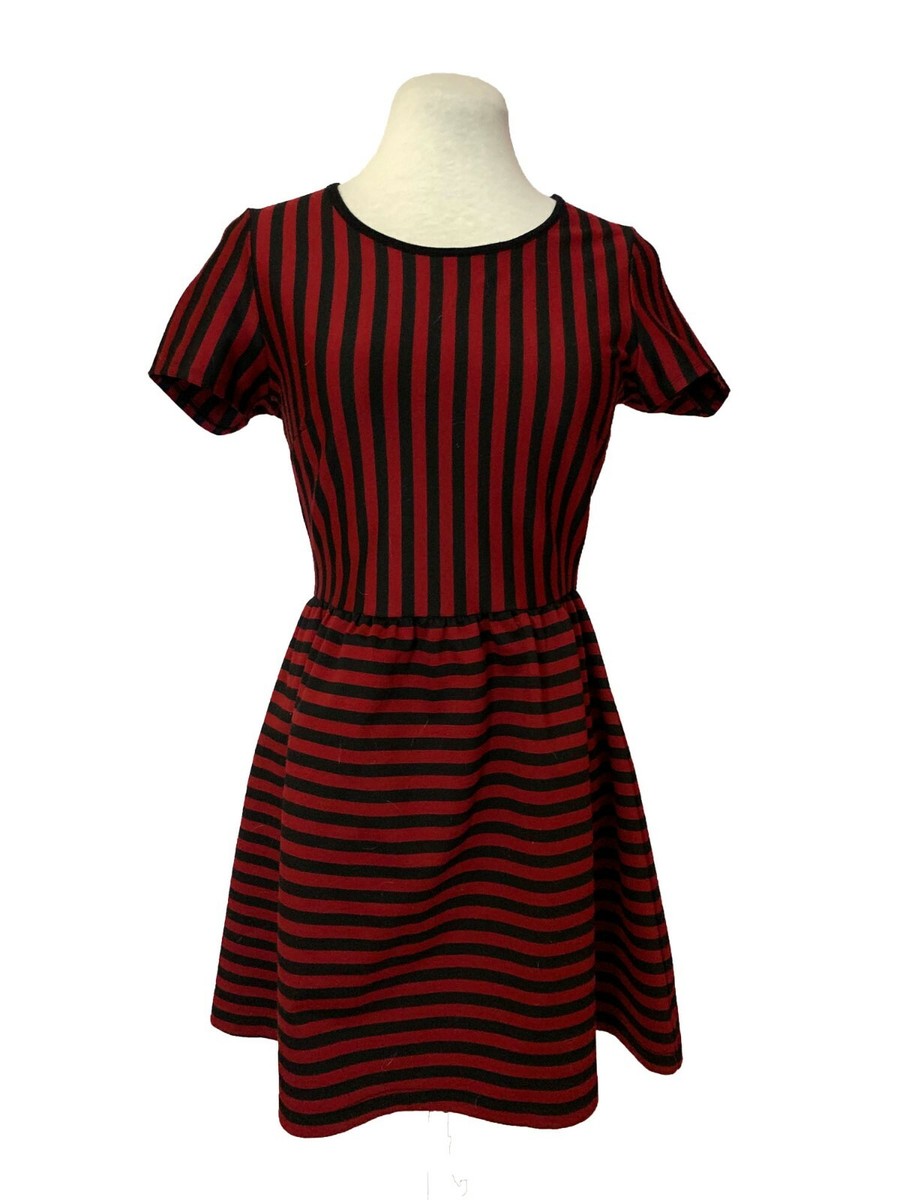 open lace back dress Red Checkered Stripes Maxi Dress